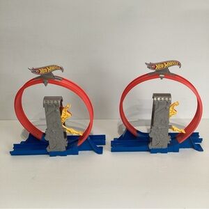 Hot Wheels Track Builder Loop Launcher - 2 Pieces
